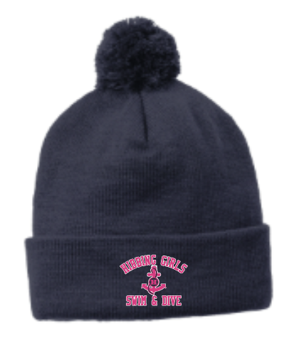 Sport-Tek® Solid Pom Pom Beanie