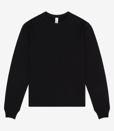 BC3901Y BELLA+CANVAS® Youth Sponge Fleece Raglan Sweatshirt