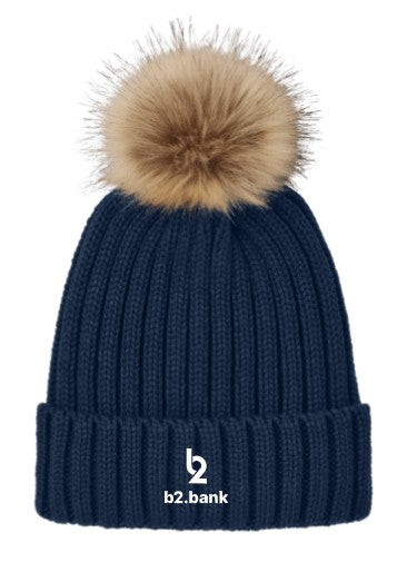 C990  Port Authority® Faux Fur Pom Beanie