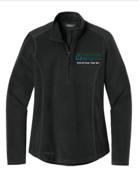 EB227  Eddie Bauer® Women's 1/2-Zip Microfleece Jacket