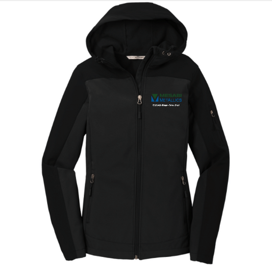 L335  Port Authority® Women's Hooded Core Soft Shell Jacket