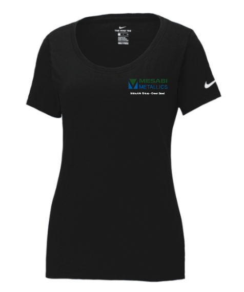 NKBQ5234  Nike Women's Dri-FIT Cotton/Poly Scoop Neck Tee