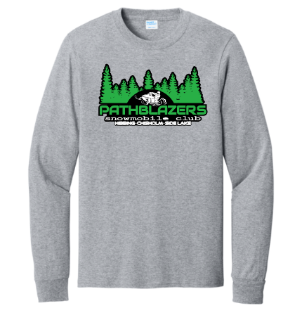 PC54LS Port & Co® Long Sleeve Core Cotton Tee Athletic Heather