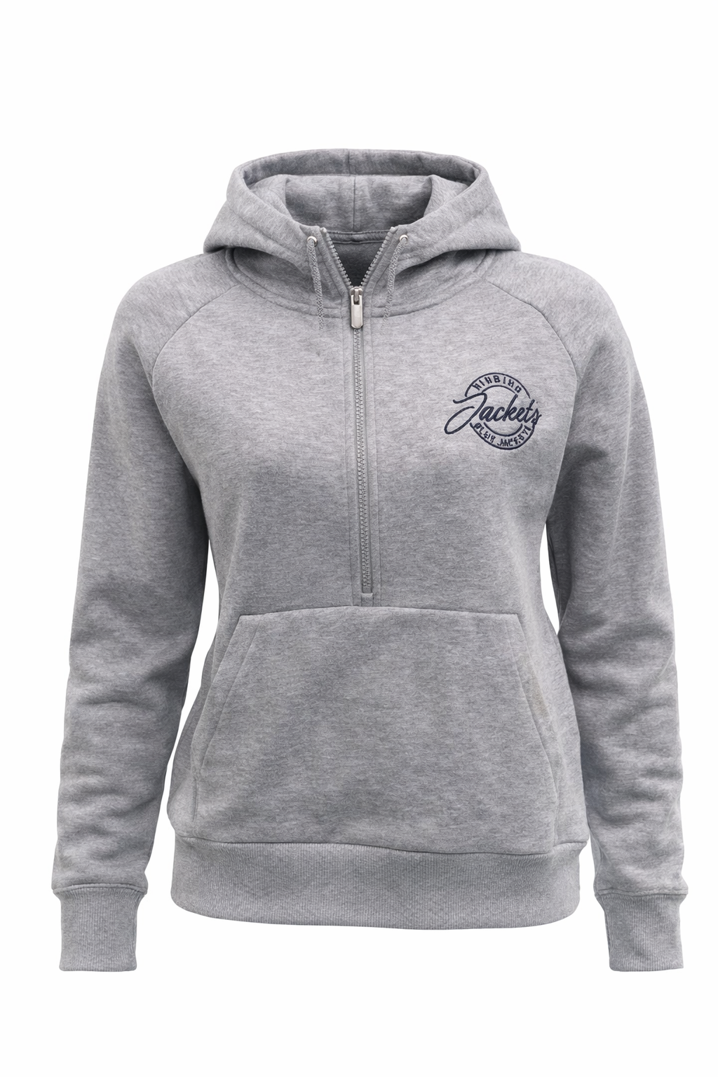 Pennant womens half-zip hoodie