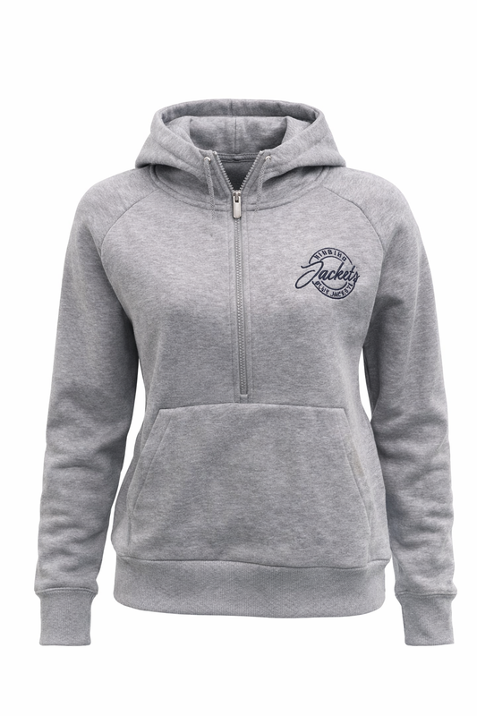 Pennant womens half-zip hoodie