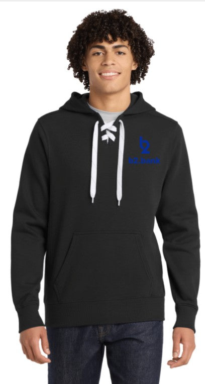 ST271  Sport-Tek® Lace Up Pullover Hooded Sweatshirt
