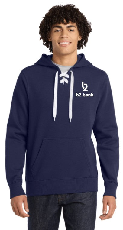 ST271  Sport-Tek® Lace Up Pullover Hooded Sweatshirt
