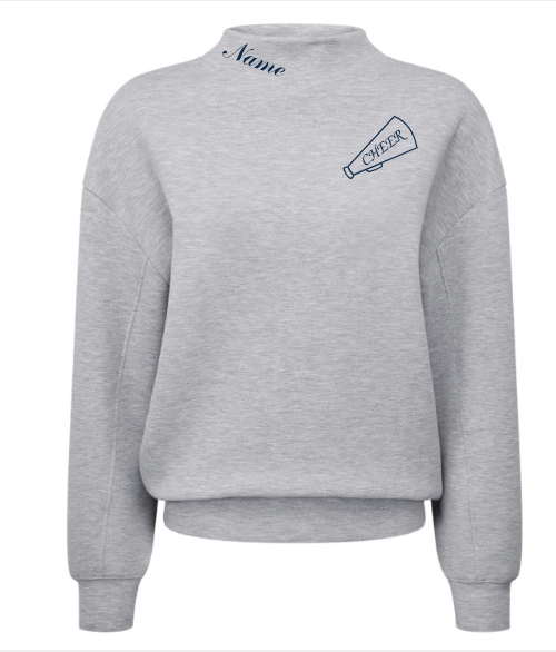 Women's Luxe Mock Neck Sweatshirt - TD660